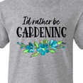 thumbnail image 4 of Inktastic I'd Rather Be Gardening Blue Flowers Youth T-Shirt, 4 of 5