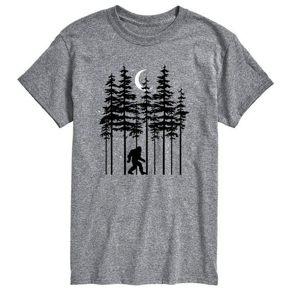 Instant Message - Night Woods Sasquatch - Men's Short Sleeve Graphic T-shirt