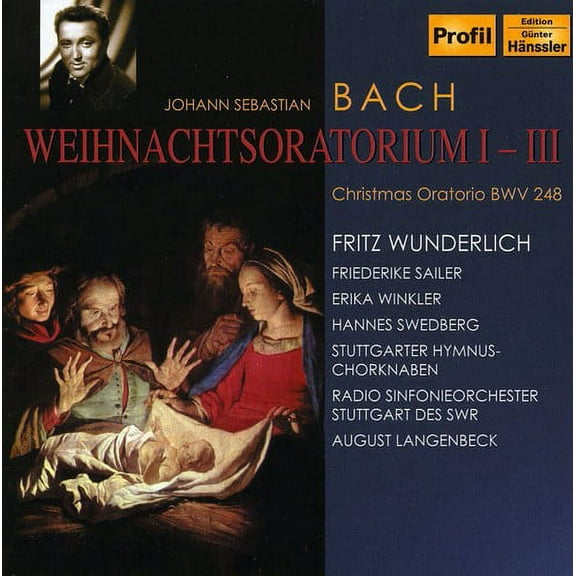 Fritz Wunderlich - Weihnachtsoratorium (Christmas Oratorio) - Music & Performance - CD