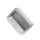 thumbnail image 1 of Injueey Almacenamiento de tarjetas de juego de lata de Metal, caja transparente, organizador, caja de hojalata vacía, pendientes, Almacenamiento y organización del hogar Ventana plateada 107*73*25mm, 1 of 6