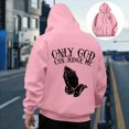 thumbnail image 1 of WILLBEST Sudaderas De Hombre Sudadera con Capucha Informal con Diseño Estampado De Dios para Hombre, Jersey De Manga Larga, Cómoda para Uso Diario Grande, 1 of 6