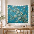 thumbnail image 5 of Flowering Branch Across Teal Blue, Peaceful Watercolor for Flower Lovers, Botanical Wall Art, Mother'S Day Gift, Tapestry Wall Hanging for Bedroom and Living Room, 5 of 7