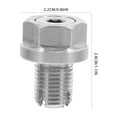 thumbnail image 2 of COOPHYA 1 Set Oil Drain Bolt Replacement Engine Oil Drain Screw Rubber For Automobile Maintenance, 2 of 4