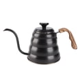 thumbnail image 3 of Hervidor de agua para café y té de acero inoxidable de 1,2 l con termómetro y boquilla de cuello de cisne., 3 of 14