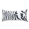 thumbnail image 3 of Art Black and White Pattern King Size Pillowcase Ultra Soft Silky Fabric Wrinkle Fade Resistant 20x40in, 3 of 9