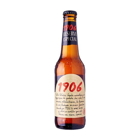 Cerveza clara 1906 reserva especial 330 ml
