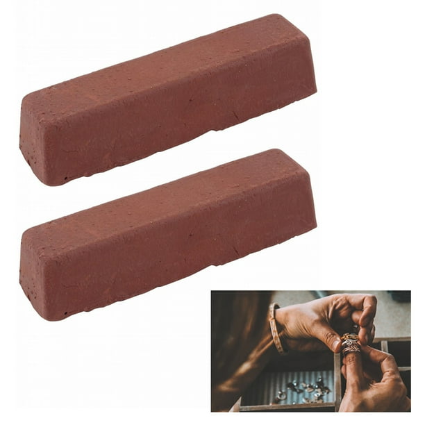 2 Red Polishing Compound Jewelers Rouge Buffing Jewelry Polish Metal