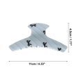 thumbnail image 4 of Unique Bargains 1 Pc Claw Clip Hanger Style Hair Clip Blue White, 4 of 5