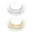 thumbnail image 4 of Collier Déclaration pour Femmes Collier Ras du Cou Bavoir Collier Bijou de Mode Collier Déclaration Chunky Doré, 4 of 9