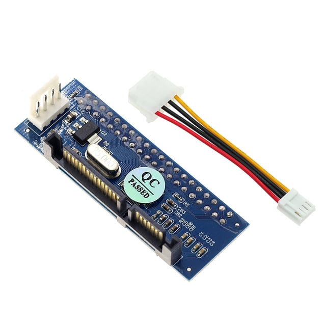 Adaptador HDD 3.5 IDE a SATA Convertidor de disco duro Conector de disco duro de 40 pines con cable de datos seitruly EL001705-00