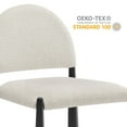 thumbnail image 4 of Side Dining Chair, White, Fabric, Metal, Bar Pub Cafe Bistro Dining Kitchen Hospitality Restaurant, Modern Contemporary, HB37832, 4 of 10
