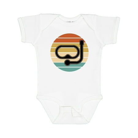 

Inktastic Scuba Diver Retro Sunset Diving Gift Baby Boy or Baby Girl Bodysuit