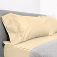thumbnail image 2 of 5 Piece Sheet has Zipper Sheet Set, King Size 15 Inch Deep Pocket, 800 TC, Solid Ivory Color., 2 of 9