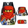 thumbnail image 1 of Ninjago Backpack Ninjago Student Schoolbag Cartoon Anime Backpack Shoulder Bag Pencil Bag, 1 of 2