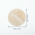 thumbnail image 2 of Unique Bargains 1 Pc Women Circular Kitchen Sponge for Home Loofah Light Yellow, 2 of 5