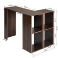 thumbnail image 2 of Homylin L Shaped Desk 35.4" Corner Desk With Storage Shelves, 2 of 7