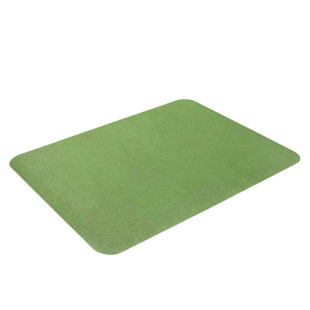 Graflsoa Tapis de Chaise Antidérapant en PVC Autocollant pour Protection de Plancher, 120x90 cm, Vert Foncé, Fibre de Polyester Durable, Inodore et Écoresponsable