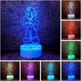 thumbnail image 2 of Super Mario Bros LED Anime Lamp Desk 3D Illusion Sleep You, 2 of 5