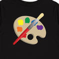 thumbnail image 4 of Inktastic Artist Palette and Brush Boys or Girls Long Sleeve Toddler T-Shirt, 4 of 5
