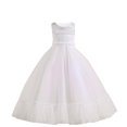 thumbnail image 1 of RXIRUCGD 2025 Vêtements d'Été pour Enfants Robe de Princesse Sans Manches Col Rond Couleur Unie Brodée Exquise Perles Robe de Soirée Robe de Banquet, 1 of 8
