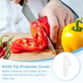 thumbnail image 4 of 50Pack Knife Tip Protector Cover 28.8 x 11 x 3.55mm Plastic Knife Tip Guard, 4 of 7
