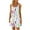 White, variant on IROINNID Women's Beach Dresses Hawaiian Tropical Sleeveless Sling Loose Shift Dress Boho Prints Drop Waist Dress