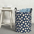 thumbnail image 5 of Cute Fried Egg Bread Laundry Basket, Laundry Hamper Waterproof Laundry Bag Clothes Hamper Laundry Bin with Handles for Bedroom, Living Room, Kids Room-#, 5 of 5