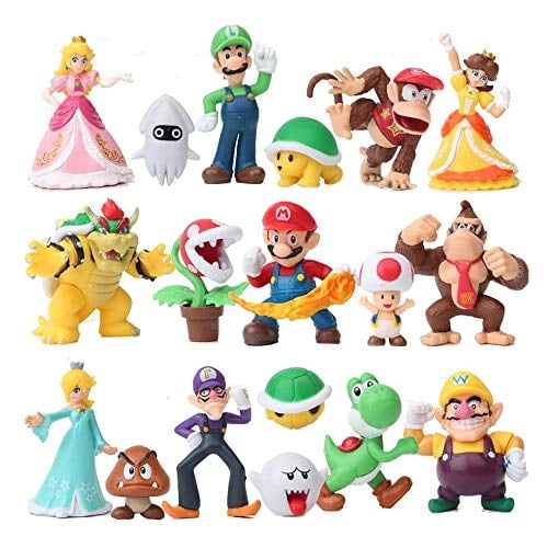 18pcs Dibujos Animados Figuras de Acción Figuras de Pastel Toppers Colección Playset Niños HYSTYLE HYSTYLE