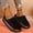 Black, variant on KEVCHE Womens Thick-Soled Indoor Slippers for Autumn Winter, Cozy Warm House Shoes with Non-Slip Sole for Home Comfort, Soft Cushioned Lightweight Footwear for Bedroom, Cute Comfortable Slippers
