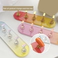 thumbnail image 1 of Nail Bracket Reused Strong Suction Long Oval Sturdy Gradient Color Display Alloy Nail Art Practice Display Stand Nail Salon, 1 of 8