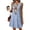 Sky Blue, variant on AJGRHE Women’s Boho Floral Embroidered Sleeveless Dress, Lightweight Cotton Linen Tunic for Summer Vacation and Daily Use Army Green XXXL
