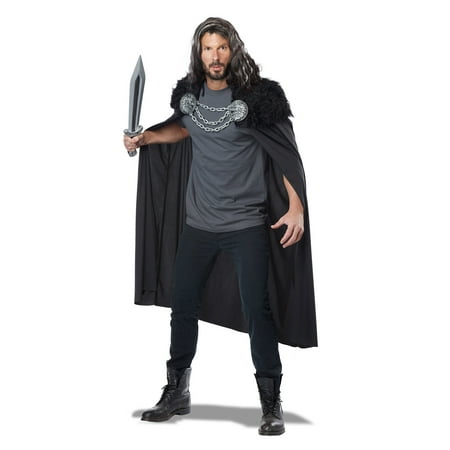 adult wolf clan warrior cape by california costumes 60648