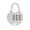 A, variant on Small Combination Locks 3 Digit Combination Luggage Lock Custom Combo Suitcase Padlock for Travel Bags or Backpacks Sports Locker,A One Size
