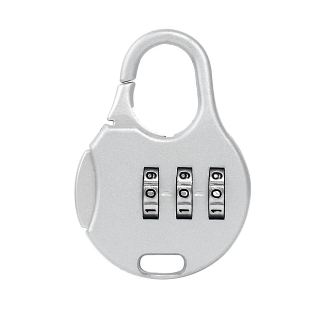 Clearance! Delayuji Furniture Protection 3 Digit Combination Locks Set Small Padlock Combination Lock for Luggage Padlock for Suitcase One Size Multi-Color