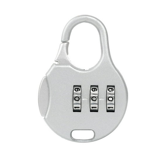LKWLPD Small Combination Locks 3 Digit Combination Luggage Lock Custom Combo Suitcase Padlock for Travel Bags or Backpacks Sports Locker,A One Size