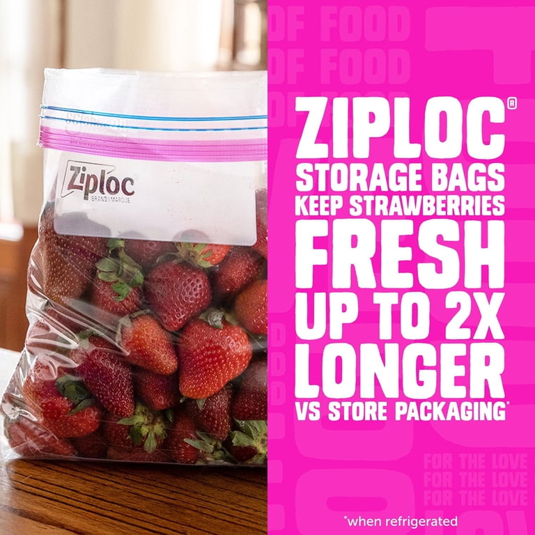 Ziploc, Storage Gallon Bags, 208 ct, Easy Open Tabs - Walmart.com