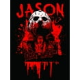 thumbnail image 2 of Friday the 13th Jason Voorhees Men's Black Graphic T-shirt - S, 2 of 4