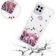 thumbnail image 5 of Compatible with Motorola Moto G Stylus 5G Case Glitter Liquid Cute Clear Phone Case Floating Quicksand Shockproof Protective Bumper Silicone TPU Case for Moto G Stylus 5G Love Rose YB, 5 of 9
