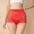 thumbnail image 6 of Sngxgn Women's Underwear High Waisted Cotton Briefs Stretch Panties Soft Full Coverage Underpants(Red,XL), 6 of 9