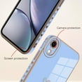 thumbnail image 2 of for iPhone XR Case Love Heart Plating Electroplate Luxury Elegant Case Camera Protector Soft TPU Shockproof Protective Corner Back Cover iPhone XR Case -Light Blue, 2 of 11
