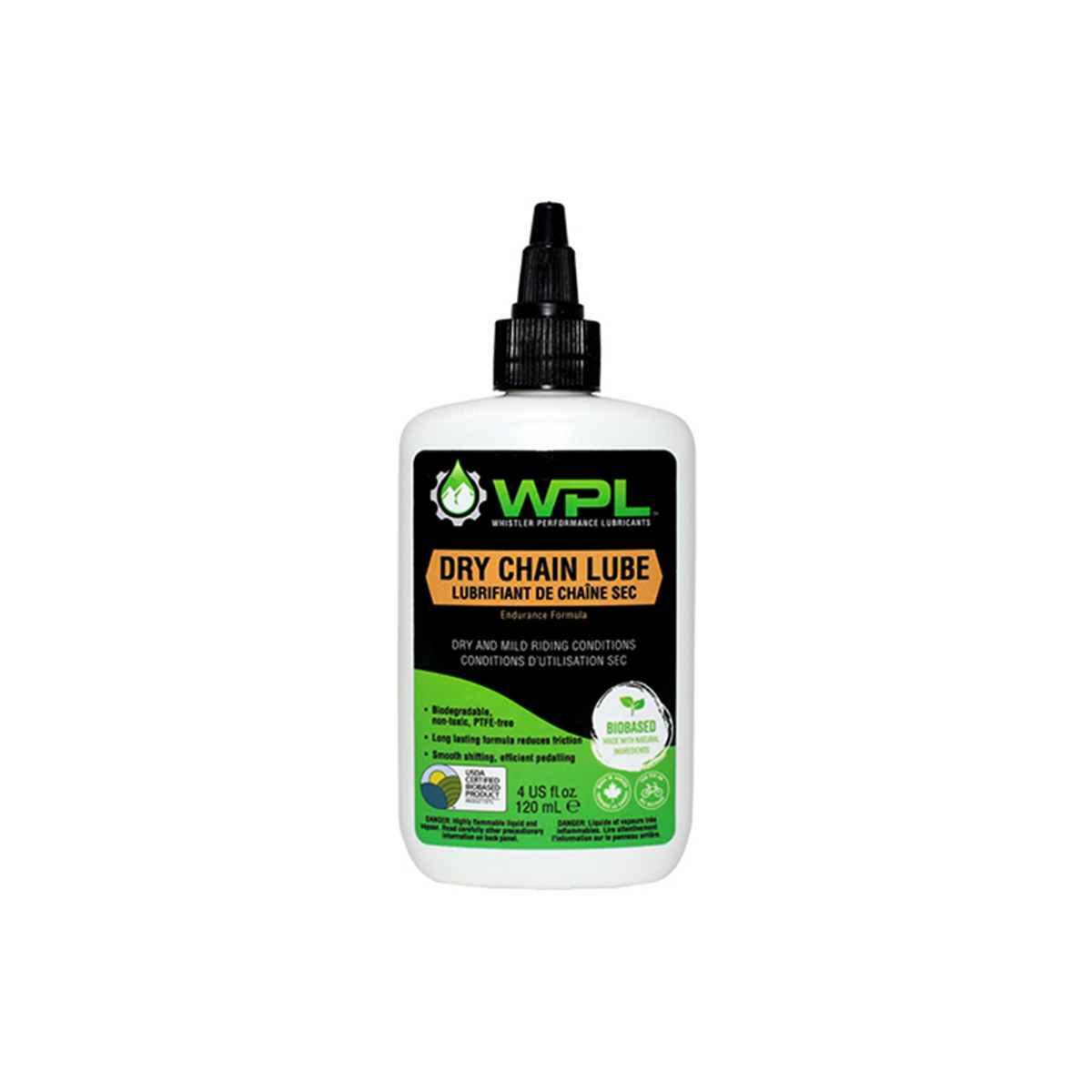 Whistler Performance Dry Chain Lube Squeeze Bottle 4 oz