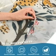 thumbnail image 5 of Yayeee Kitchen Curtains Tier Set of 2 Light Filtering 57"x24" Over Sink Window Panels, Animals in A Forest Pattern, 5 of 7