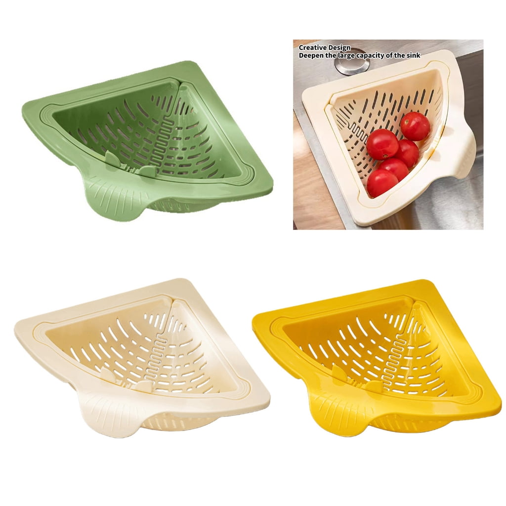 Triangle Sink Drain Basket Popup Waste Disposal Design For Organized Countertops And Efficient