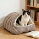 thumbnail image 5 of Cama Para Mascotas Pet Villa, Cama Extrable Para Gatos, Clida Para El Invierno, Nidos Para Mascotas Con Dos Usos, Alfombrilla Antideslizante, Para Gatos Y Perros Pequeos, 50 X 76 Cm, UKHBMC, 5 of 8