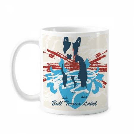 

Graffiti Street Red Blue Art Illustration Pattern Mug Pottery Cerac Coffee Porcelain Cup Tableware