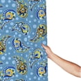 thumbnail image 3 of Shower Curtain, Blue paisley pattern Waterproof Fabric Plastic Shower Curtain, Drying Fast Bathroom Curtain with 9 Buttonholes, Ruffle Shower Curtain 60x72in, 3 of 8