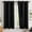 Black, variant on 100% Blackout Curtains for Bedroom,2 Layers Thermal Insulated Black Out Window Curtains with Black Liner, Noise Reducing Grommet Living Room Total Blackout Drapes 2 Panels