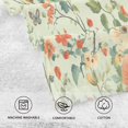thumbnail image 5 of Yayeee 2 Pack Hand Towels for Bathroom 100% Cotton 16" x 28" Soft Absorbent Kitchen Towel, Green Floral Pattern, 5 of 7