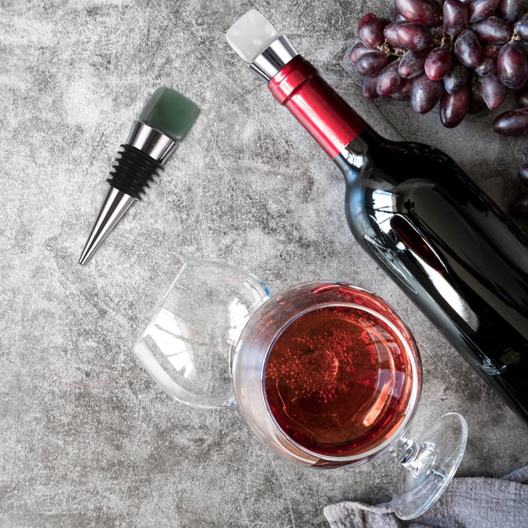 2 Pcs Wine Bottle Plug Metal Wine Stopper Wine Bottle Sealer Party Wine Stopper Delicate Wine Stopper