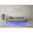 thumbnail image 3 of Ahgly Company Indoor Square Persian Blue Traditional Area Rugs, 6' Square, 3 of 4
